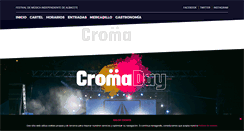 Desktop Screenshot of festivalcroma.com